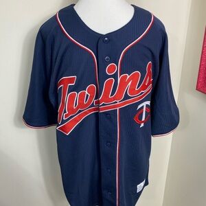 NWOT Minnesota Twins Navy Baseball Jersey